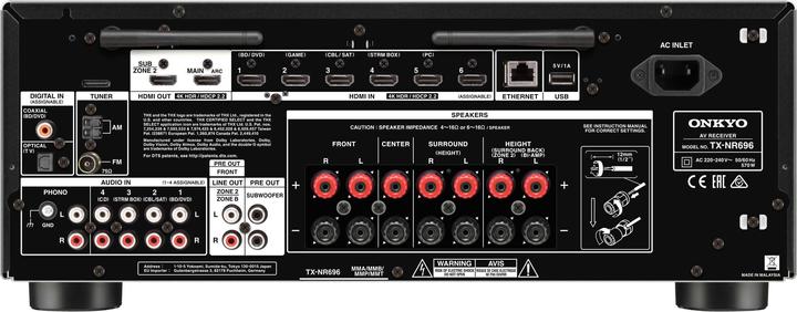 Actual product image Onkyo TX-NR696 (7.2 channels, FM, AM)