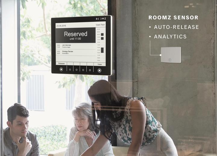 Actual product image Roomz Meeting Room Sensor