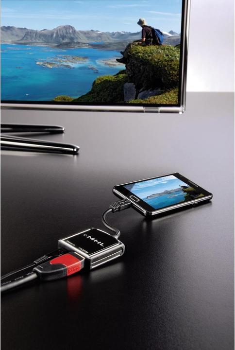 Produktbild Hama MHL zu (HDMI, 10 cm)