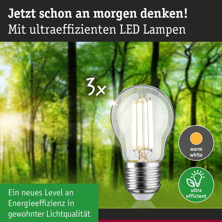 Actual product image Paulmann Tropfen Eco-Line (E27, 2.50 W, 525 lm, 3 x, A)
