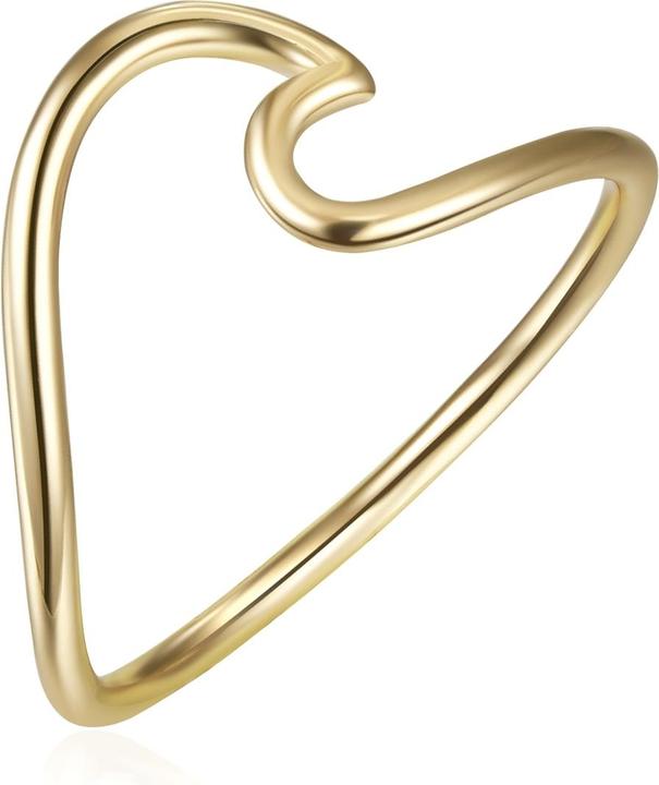 Image du produit Glanzstücke München Femme vague argent sterling or jaune - 11866 (54, Argent 925)