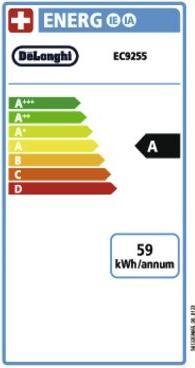 Energy Label De'Longhi La Specialista Arte Evo