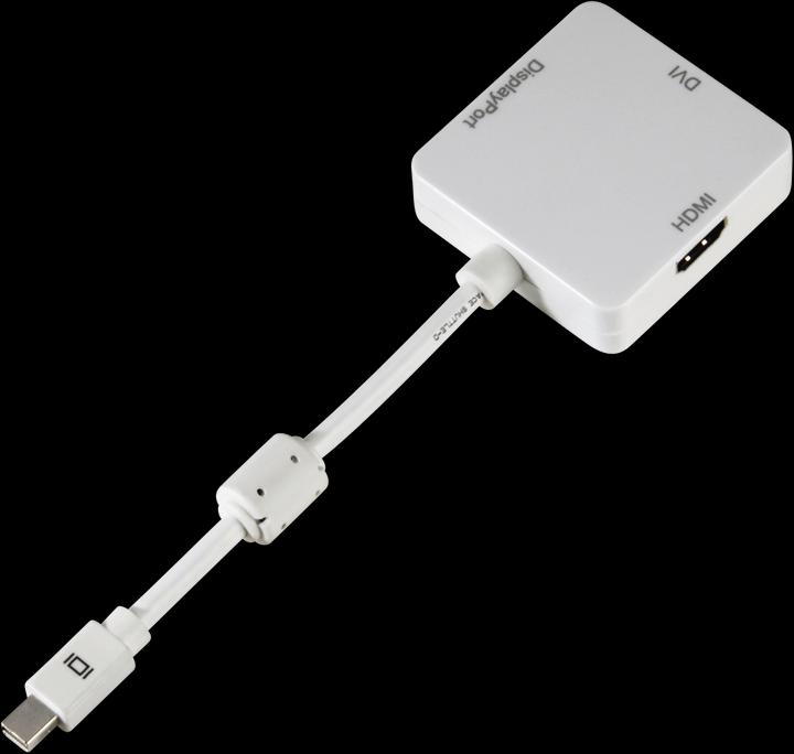 Produktbild Hama Mini-DisplayPort zu (DP, DVI, HDMI, 15 cm)