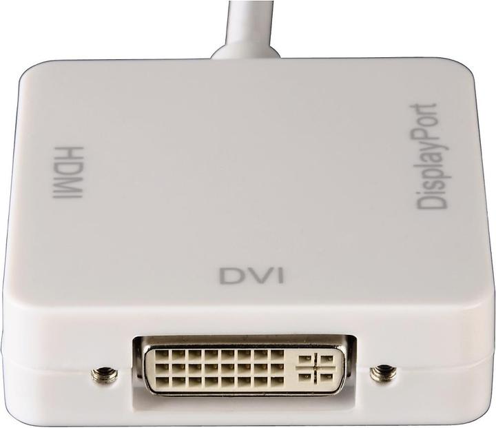Produktbild Hama Mini-DisplayPort zu (DP, DVI, HDMI, 15 cm)