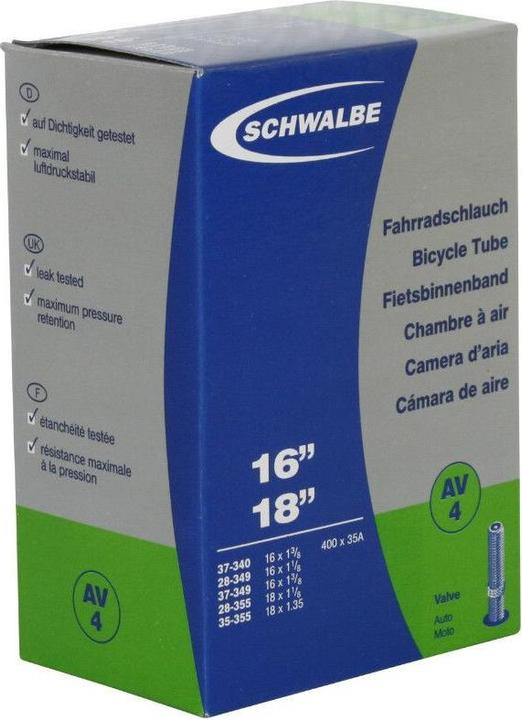Actual product image Schwalbe No. 4 AV4 (Schrader (AV), 16", 40 mm)