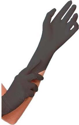 Image du produit Hygostar Gants unisexes à usage unique SAFE LIGHT noir taille XL 100 pcs. (XL)