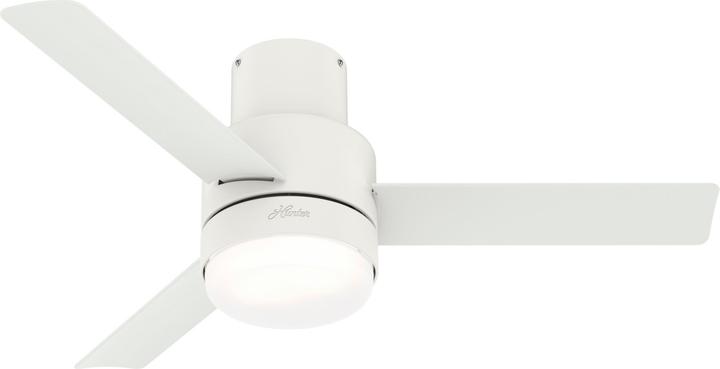 Produktbild Hunter Fans Deckenventilator Gilmour Weiss mit Licht (40.50 dB)