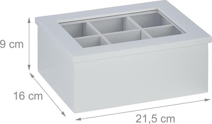 Actual product image Relaxdays Tea box