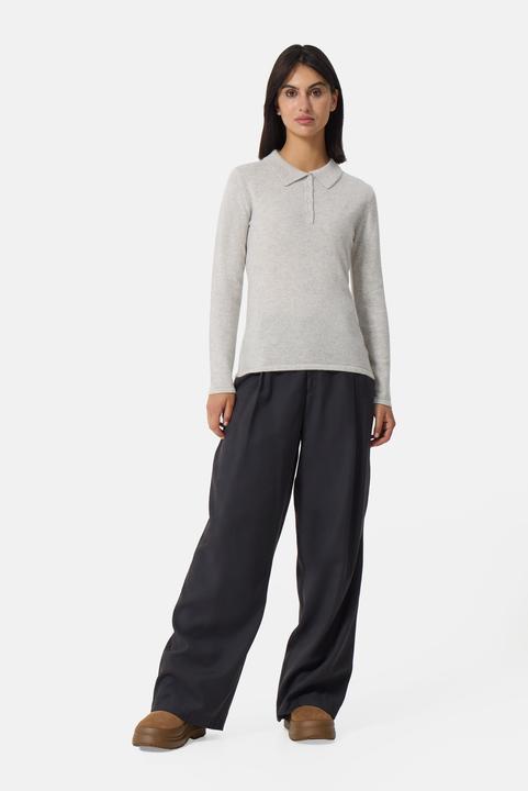 Produktbild Cash-Mere Kaschmir Poloshirt Langarm (L)
