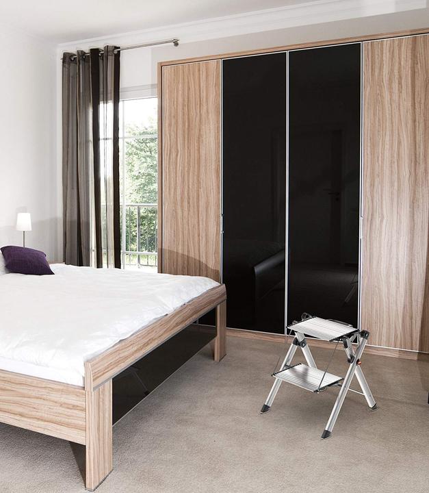 Actual product image Hailo MK80 ComfortLine, comfort stepladder, 2 steps (Stile, 46 cm)