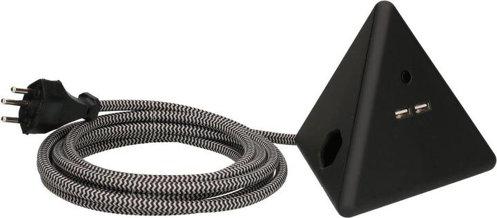 Actual product image Max Hauri energy pyramid (4 x, Type 13, USB-A, 3 m)