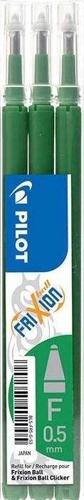 Produktbild Pilot FriXion Refill Set à 3 (Ersatzmine, Grün, 0.25 mm)