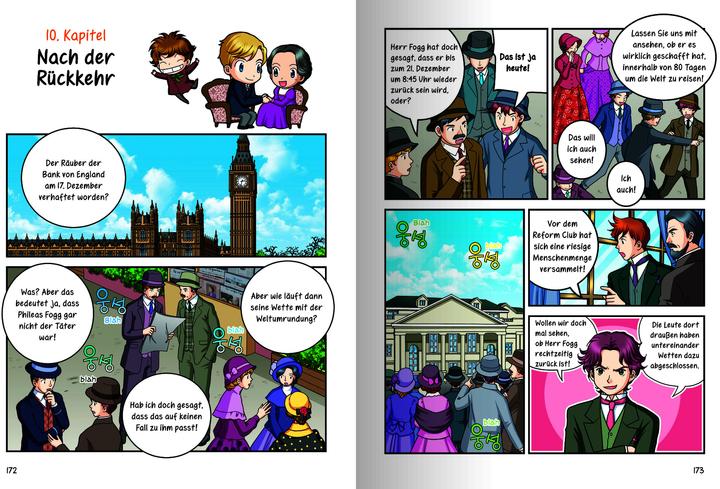 Produktbild MANHWA – Klassiker für Kids – In 80 Tagen um die Welt (Deutsch, Suk-IlEo, 2025)
