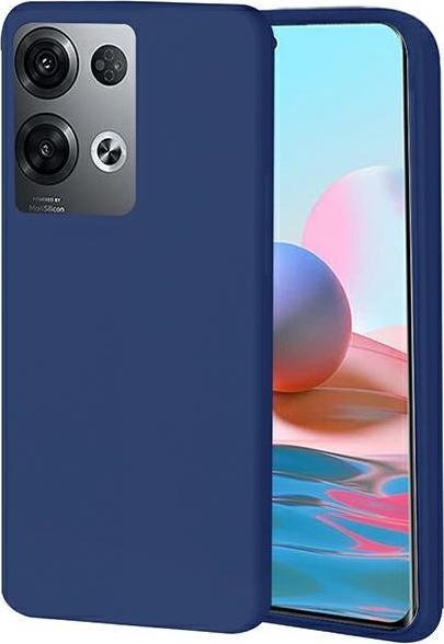 Actual product image Beline Case Candy Oppo Reno 8 Pro granatowy/navy (Oppo Reno 8 Pro+)