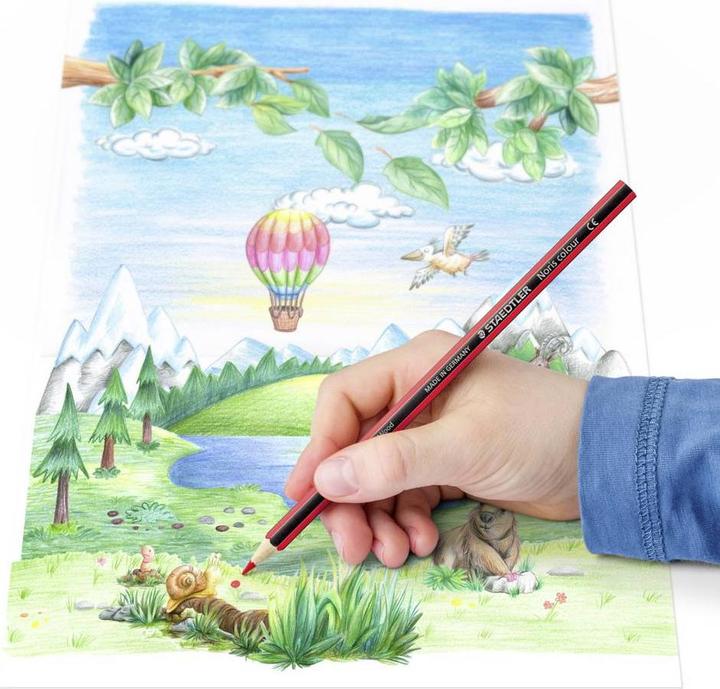 Actual product image Staedtler Noris colour 185 coloured pencil box with 24 pieces, assorted (24 colours, 24 x)