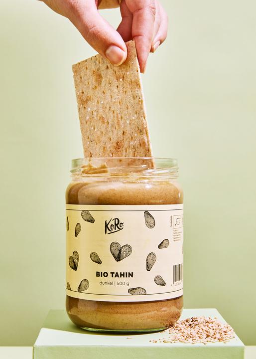 Produktbild KoRo Bio Sesammus aus ungeschälten Sesamsamen (500 g)