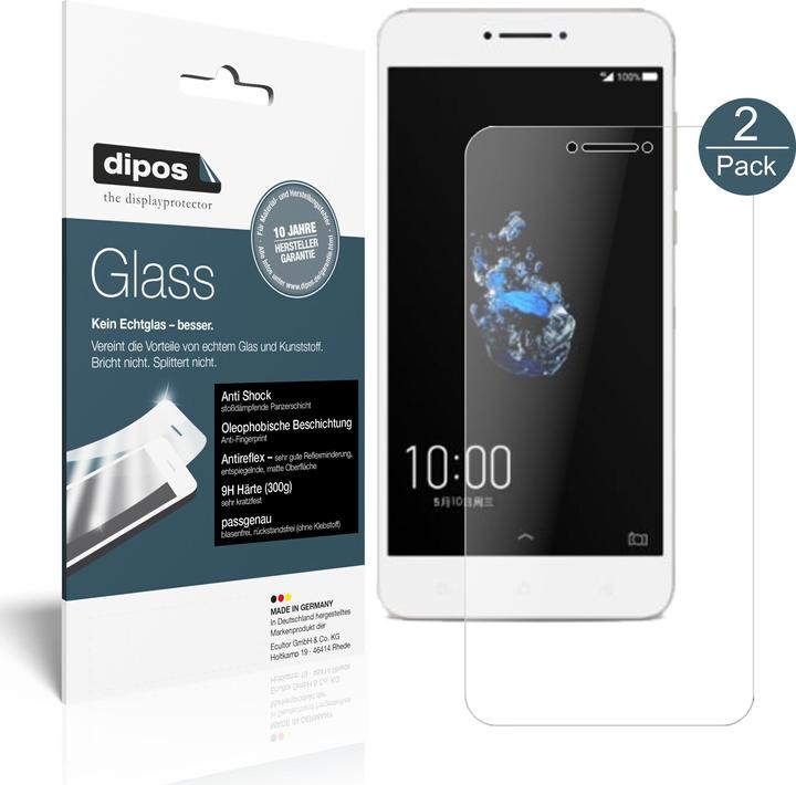 Immagine prodotto Dipos Pellicola Protettiva Anti-Shock (2 Pezzo/i, Coolpad Cool Play 6)