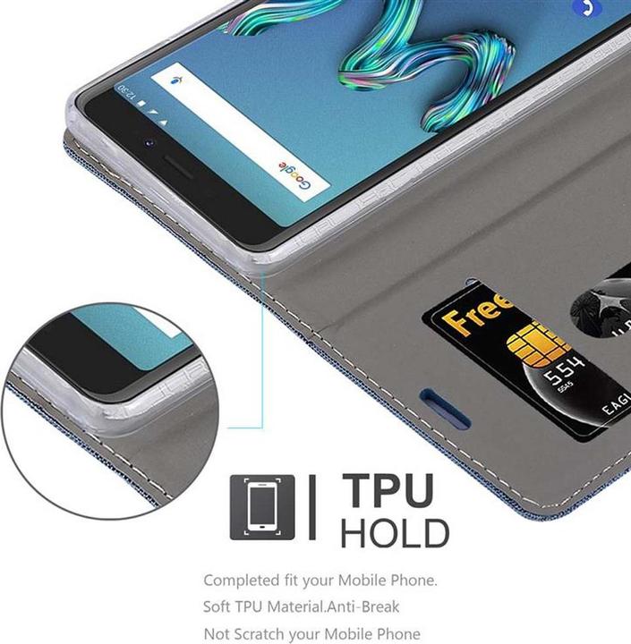 Image du produit Cadorabo Couverture look jeans Book (Wiko Tommy 3)