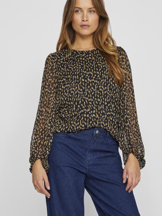 Actual product image Vila Round neck top with long sleeves (36)
