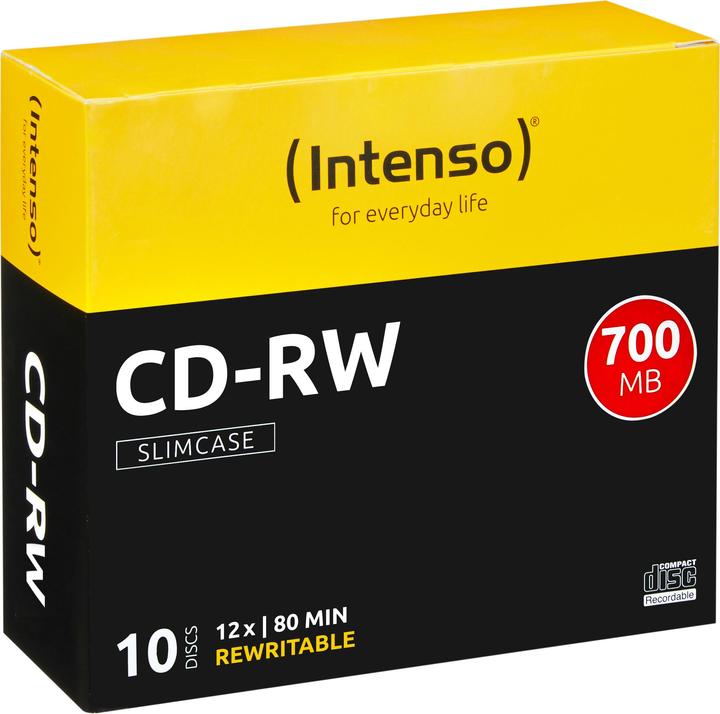 Actual product image Intenso CD-RW 700MB/80min (10 x)