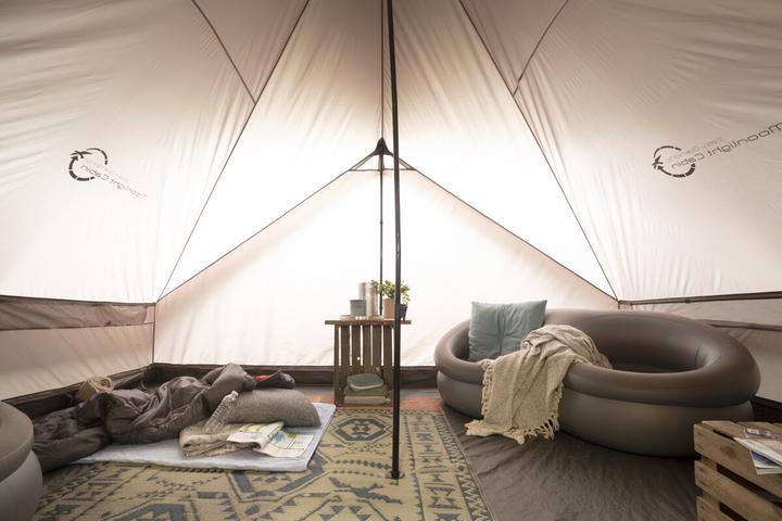 Productafbeelding Easy Camp Moonlight Cabin Grau (Koepeltent, 8.90 kg, 9+ personen)