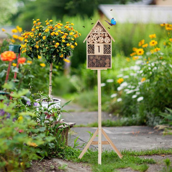 Productafbeelding Relaxdays Insectenhotel (Kantenvleugel, Bijen, Lieveheersbeestje)