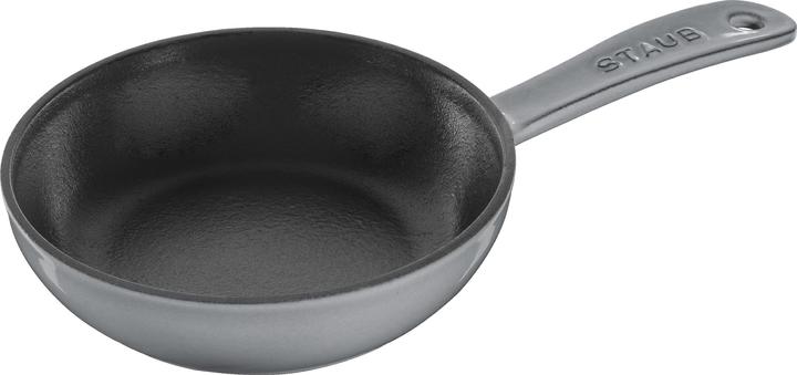 Actual product image Staub cast iron frying pan - 16 cm graphite (16 cm, Frying pan, Cast iron)