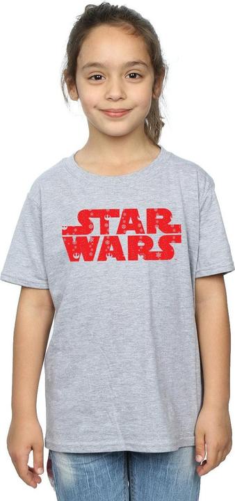 Produktbild Star Wars Christmas Logo TShirt Mädchen (140, 146)