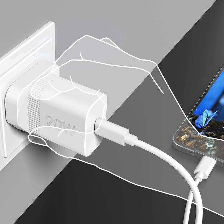 Produktbild j5Create JUP1420 Chargeur Mural USB-C® 20W - EU, Blanc, Intérieure, Secteur, 12 V, 3 A, Blanc (20 W)