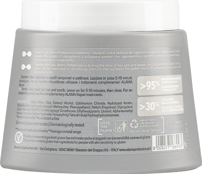 Actual product image Alama Professional Alama Repair Restructuring Hair Mask for Damaged Hair 500ml (500 ml)