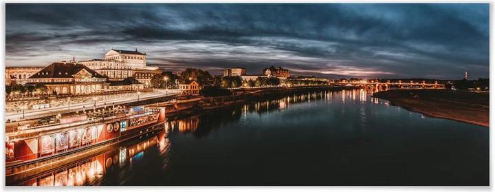 Produktbild Trenddeko Lichterfahrt in Dresden (80 x 40 cm)