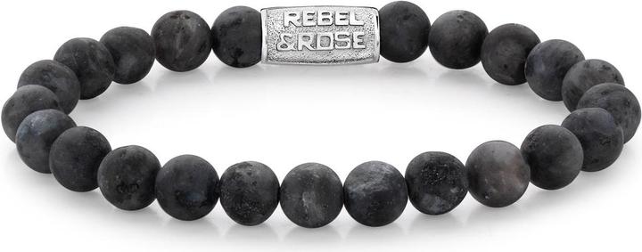 Image du produit Rebel & Rose Bracelet de séduction Stones Only Mad Grey (17.50 cm, Acier inoxydable)