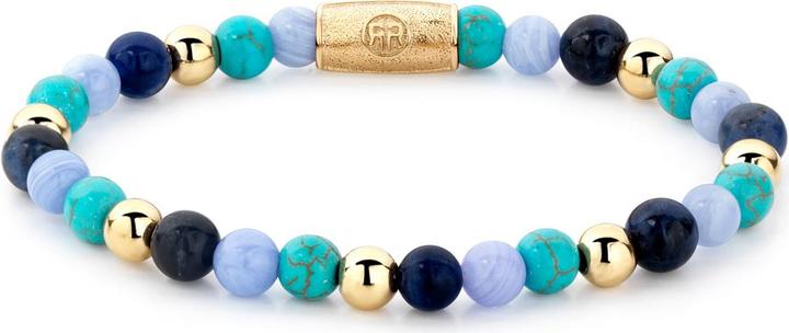 Image du produit Rebel & Rose Stones MBTM Bracelet en or Winter Blues (16.50 cm, Acier inoxydable)