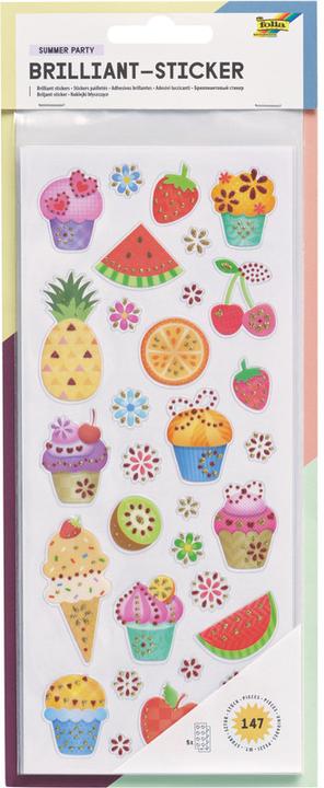 Actual product image Folia Brilliant stickers