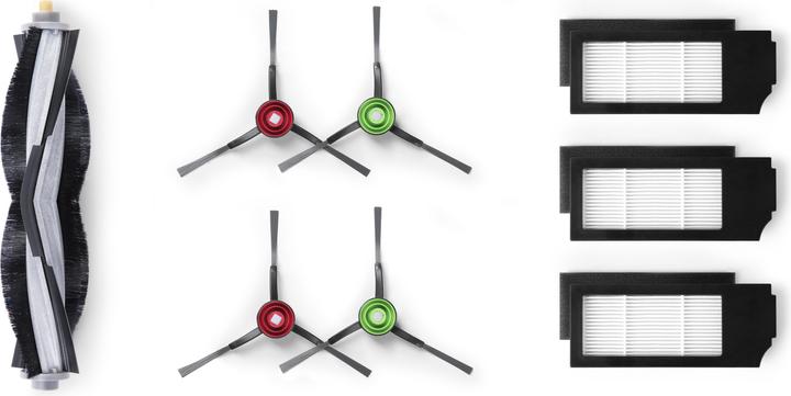 Immagine prodotto Ecovacs Kit Priedas D-KT01-0017 4x Spazzole laterali, 1x Principale, 3x Filtri ad alta efficienza, 1x