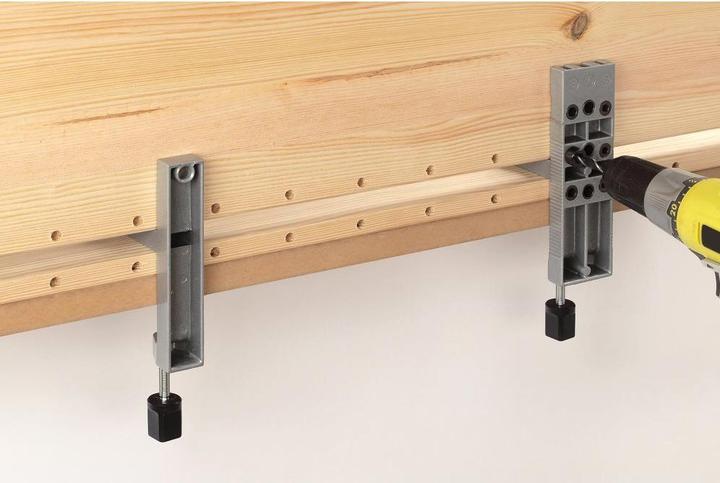 Produktbild wolfcraft wolfcraft 1 Universal-Holzdübler-Set 43-tlg. (40 Stk.)