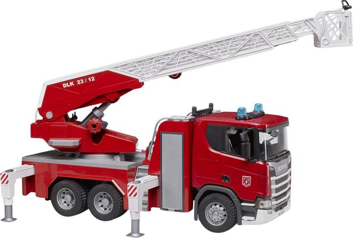 Immagine prodotto Bruder Scania Super 560R vigili del fuoco con scala girevole, pompa dell'acqua, modulo L+S