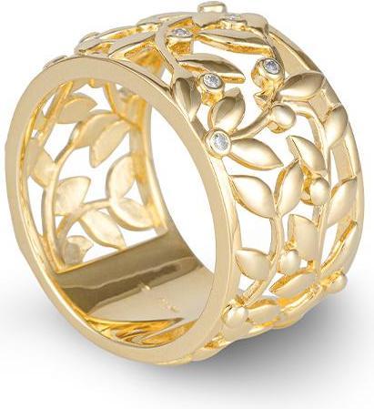 Produktbild Breuning RING - BRILL. 0,045 Ct. H/si (61, 585/14 K Gold)