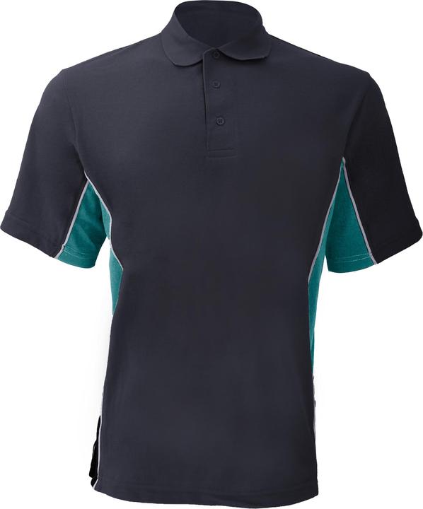 Gamegear Track Piqué PoloShirt Kurzarm Einsätze in Kontrastfarbe