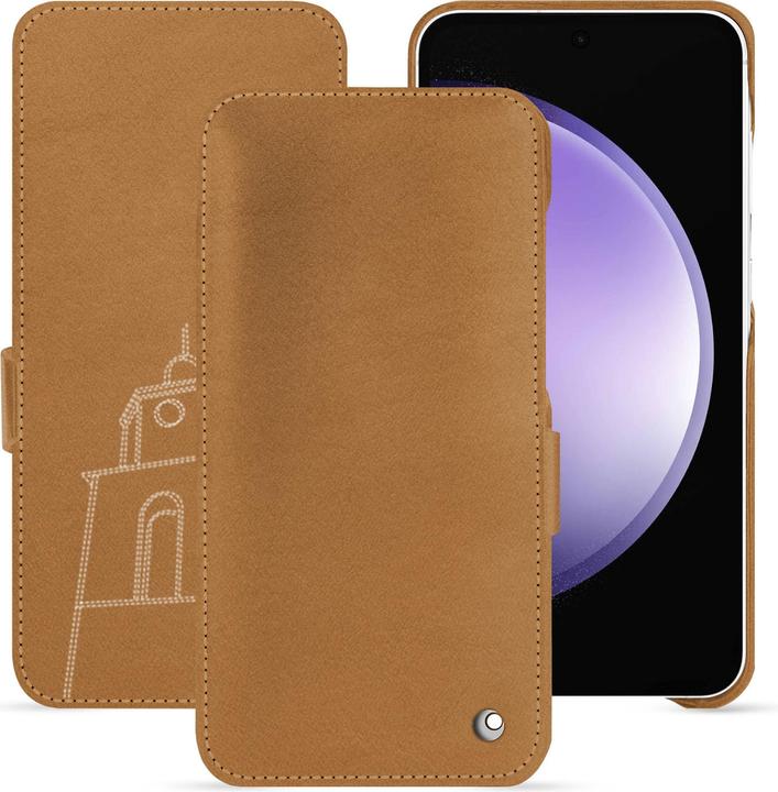 Actual product image Noreve Horizontal leather flap shell (Samsung Galaxy S23 FE)