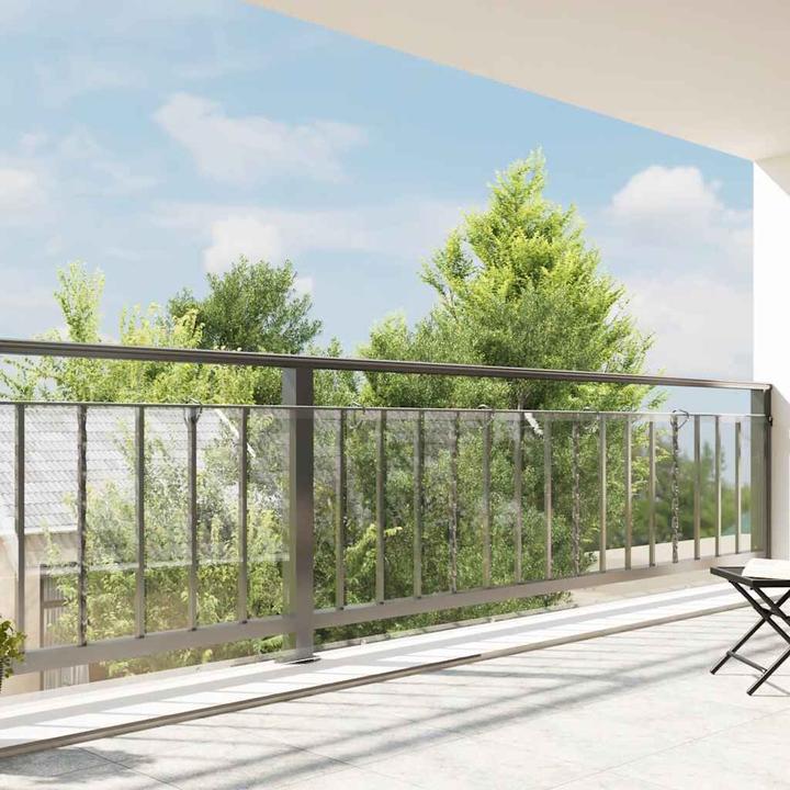 Actual product image VidaXL Transparent tarpaulin with eyelets 1x12 m PVC transparent tarpaulin (1 x 12 m)