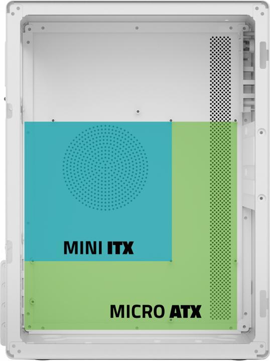 Image du produit Advance Boitier Mini Tour Micro ATX Optima (Blanc) (mATX, Mini-ATX)