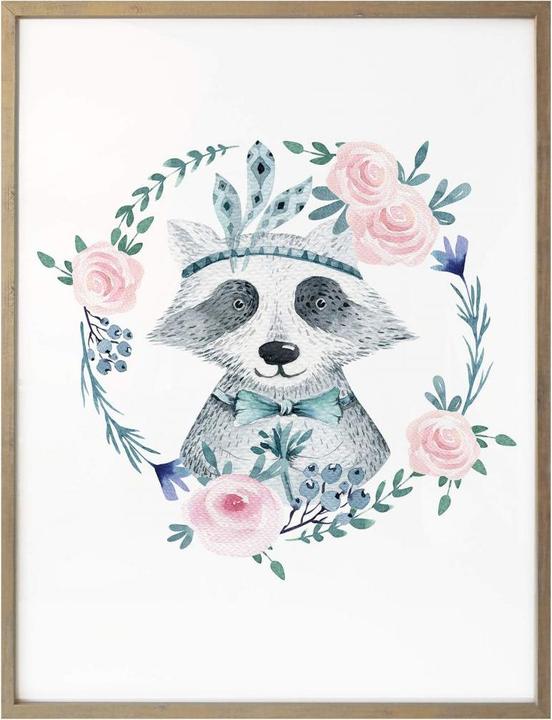 Produktbild Trenddeko Waschbär 01 (24 x 30 cm)