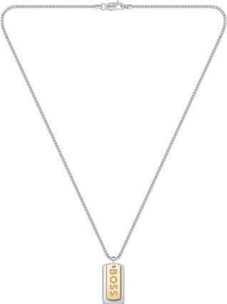 Hugo Boss Men Ìs bicolor necklace Dog tags Devon 1580576 (Zweifarbiges Edelstahl)