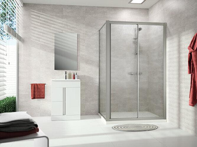 Produktbild Hüppe Alpha 2 Seitenwand, 900x2000mm, vollgerahmt (214 cm, 105 cm, 10 cm)