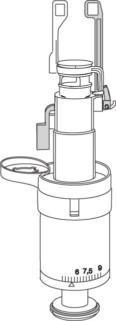 MEPA 590705 Ablaufventil für UP-Spül-