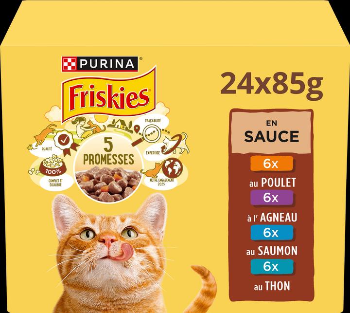 Produktbild Friskies In Sauce (Adult, 24 Stk., 2040 g)