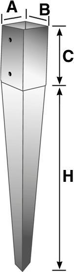 Produktbild Simpson Sst Einschlagbodenhülsen (1 Stk.)