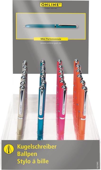 Actual product image Online Ball pen (Multicoloured, 24 x)