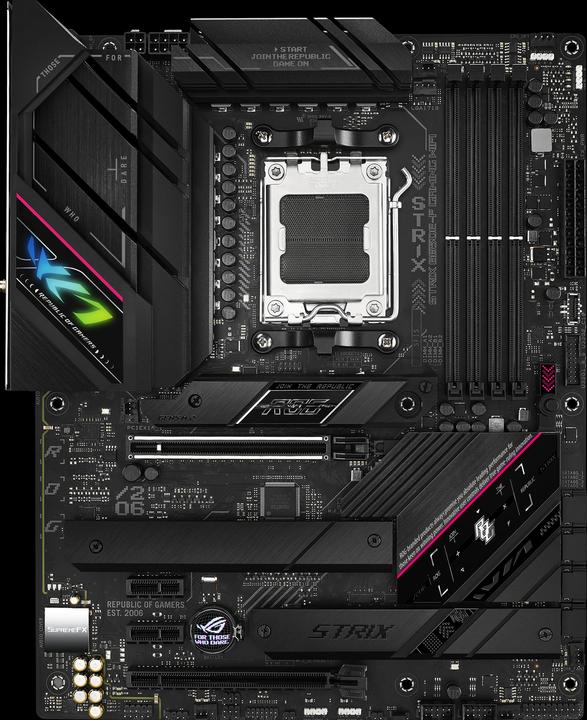 Image du produit ASUS ROG STRIX B650E-F GAMING WIFI (AM5, AMD B650E, ATX)
